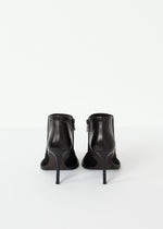 Camoscio Zip Heel Black