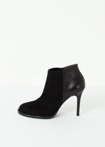 Camoscio Zip Heel Black
