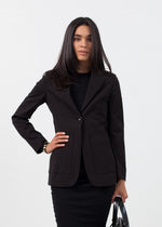 Blazer à double poche en noir