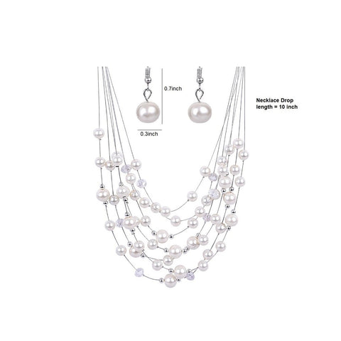 Tibetische Steinperlen Halsketten Set