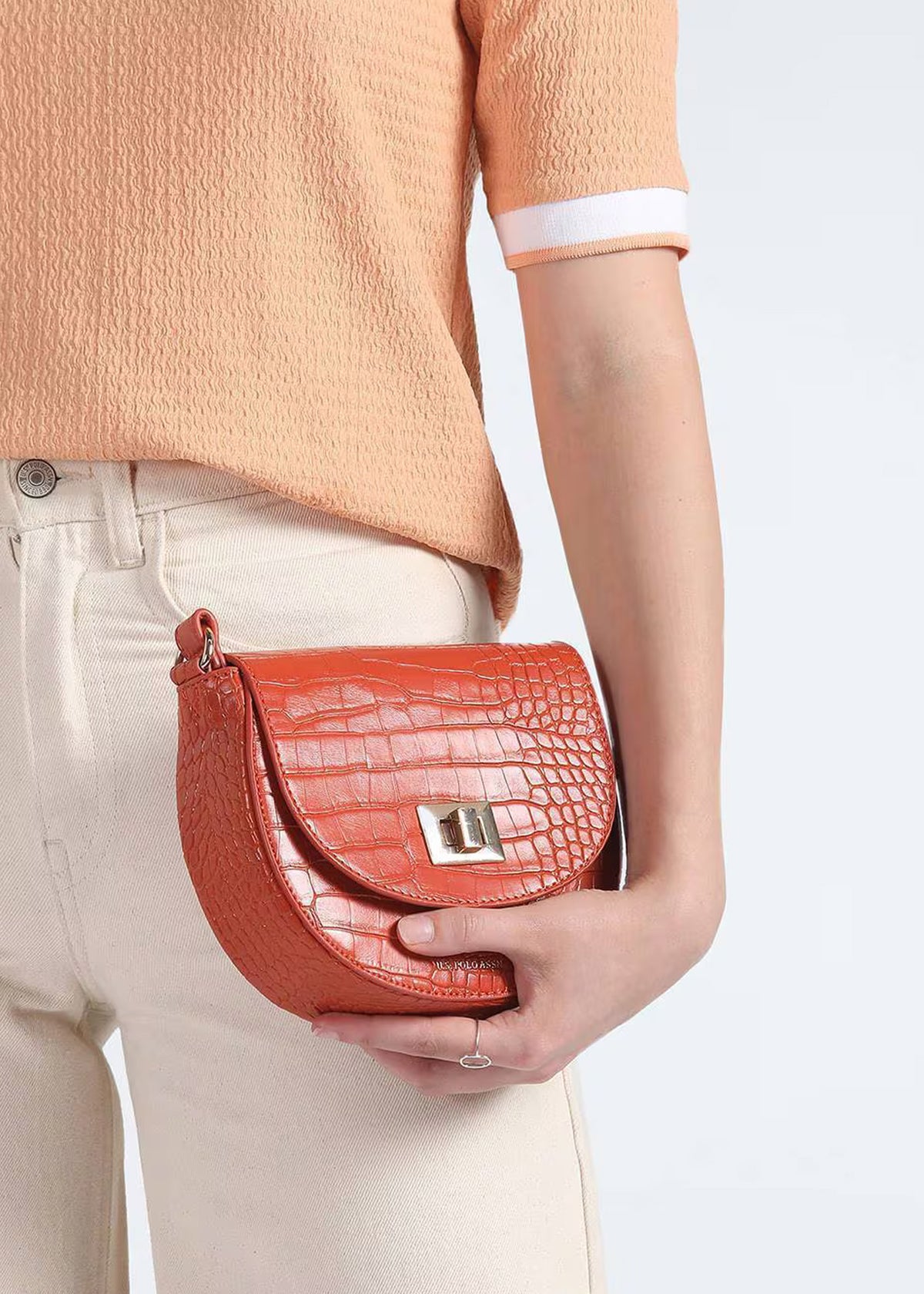 Cross Body Bag - Orange