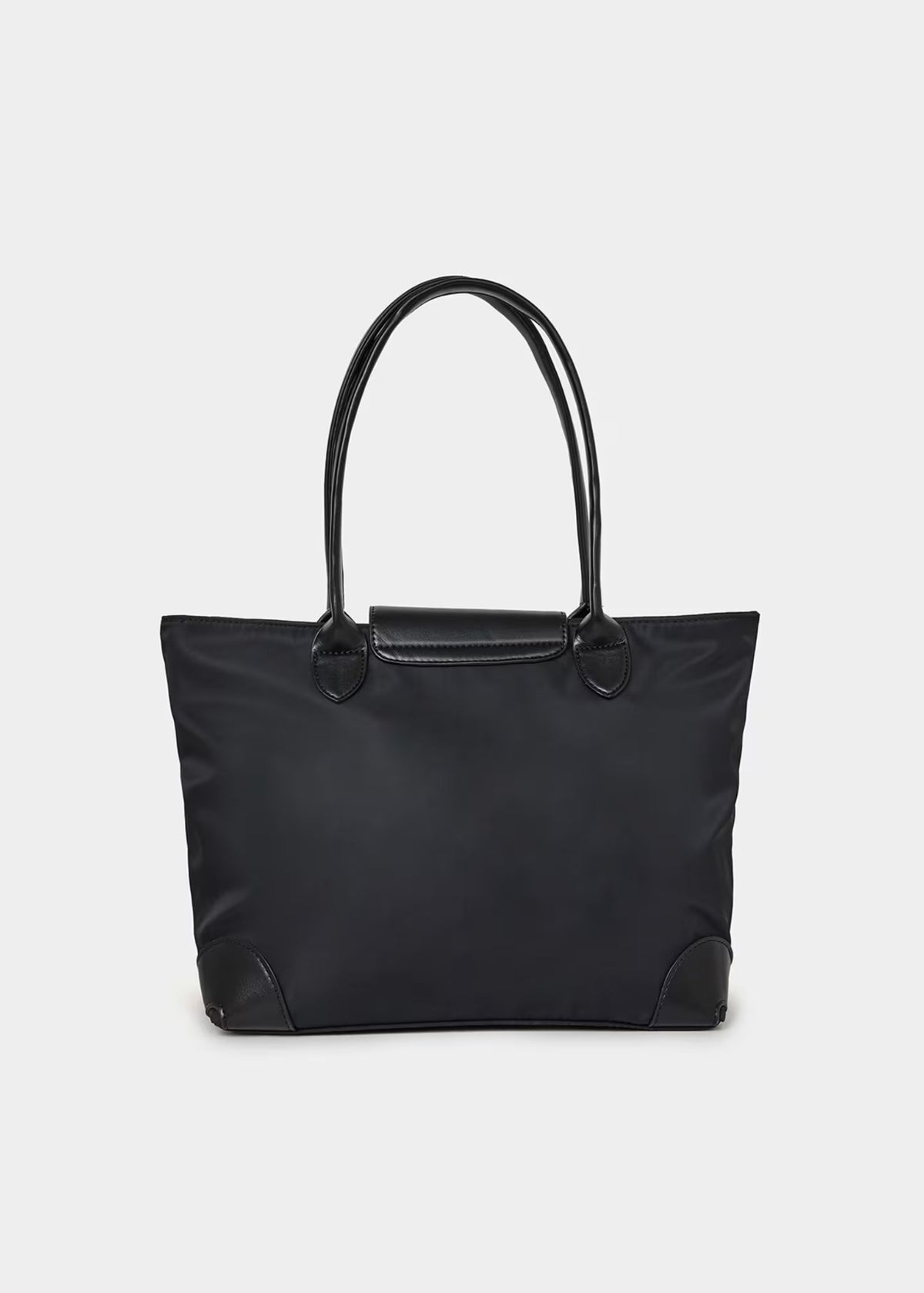 Dual Strap Shoulder Bag Black