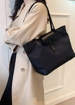 Dual Strap Shoulder Bag Black