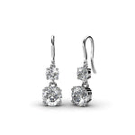 Boucles d'oreilles en cristal pour femmes