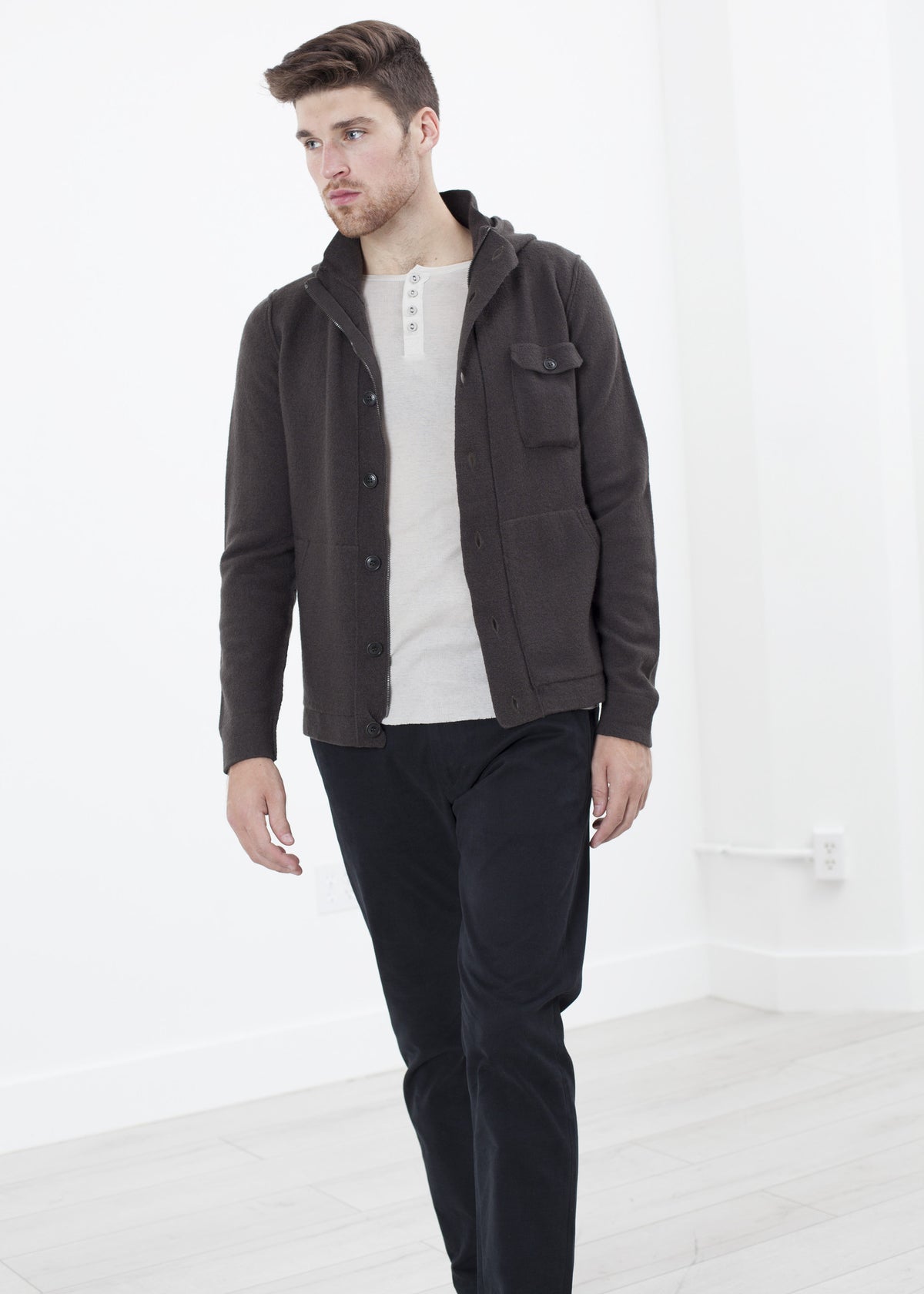 Veste Hubbard en vert foncé