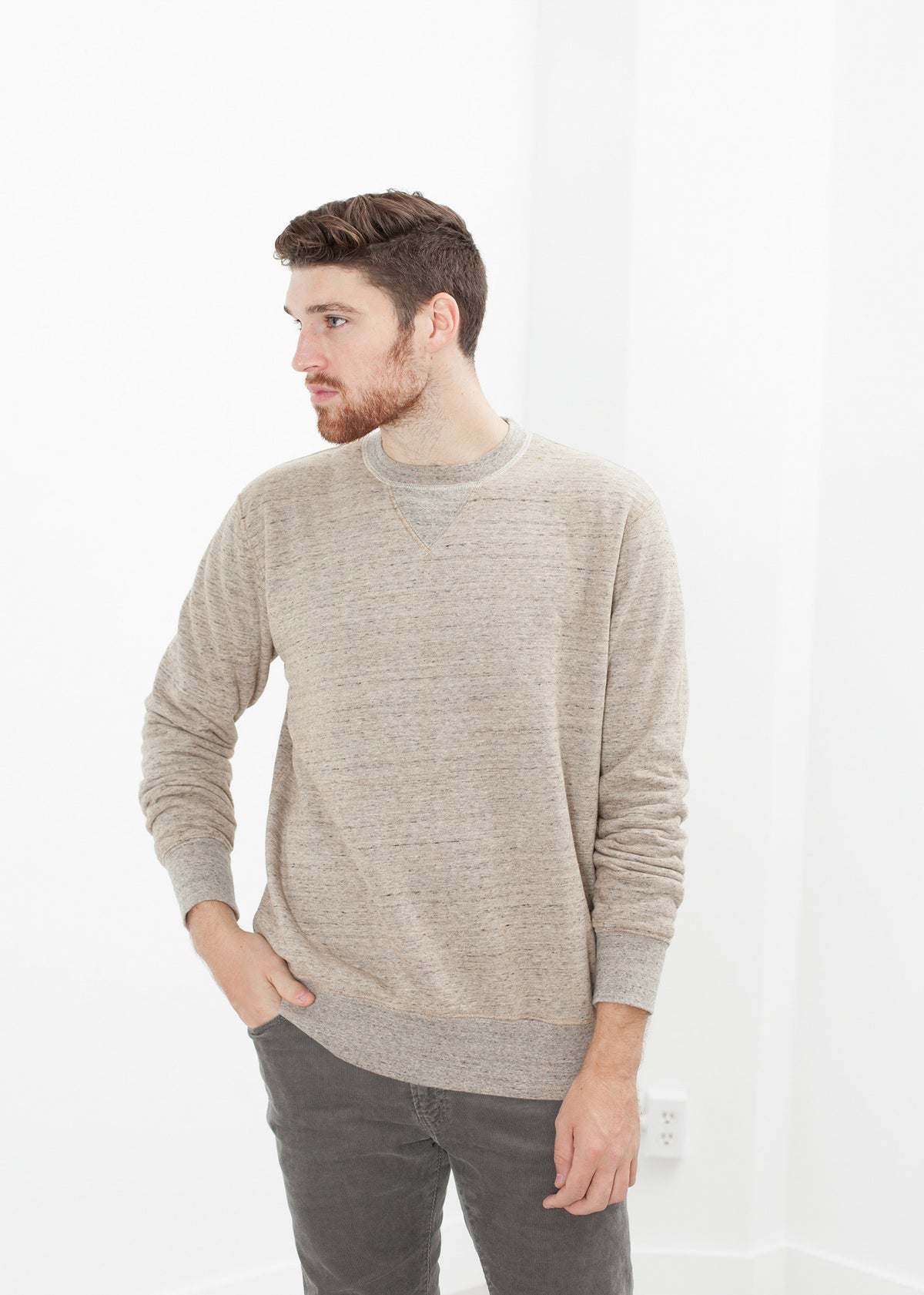 Jeth Sweatshirt in grijs/roest