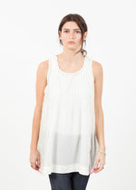 Babydoll tanktop in wit