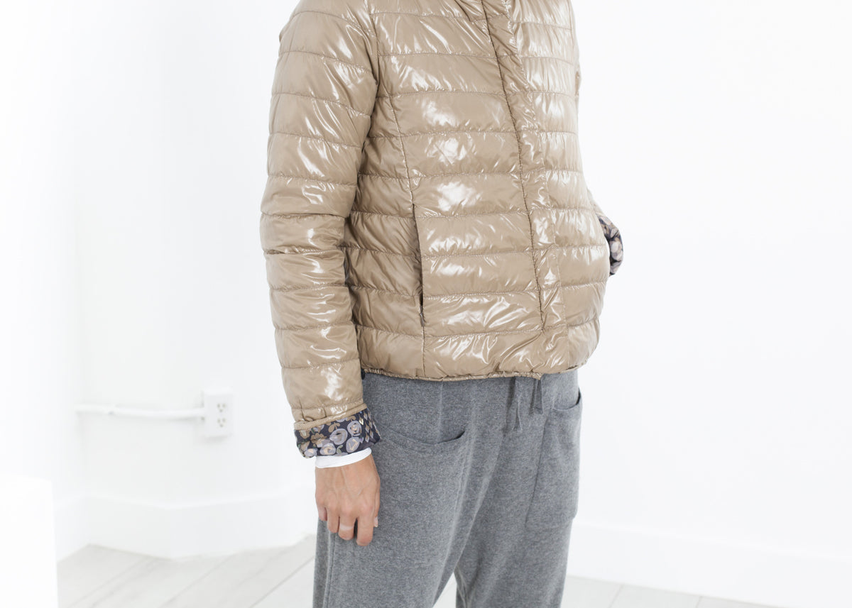 Manteau Deione en Graphite Floral