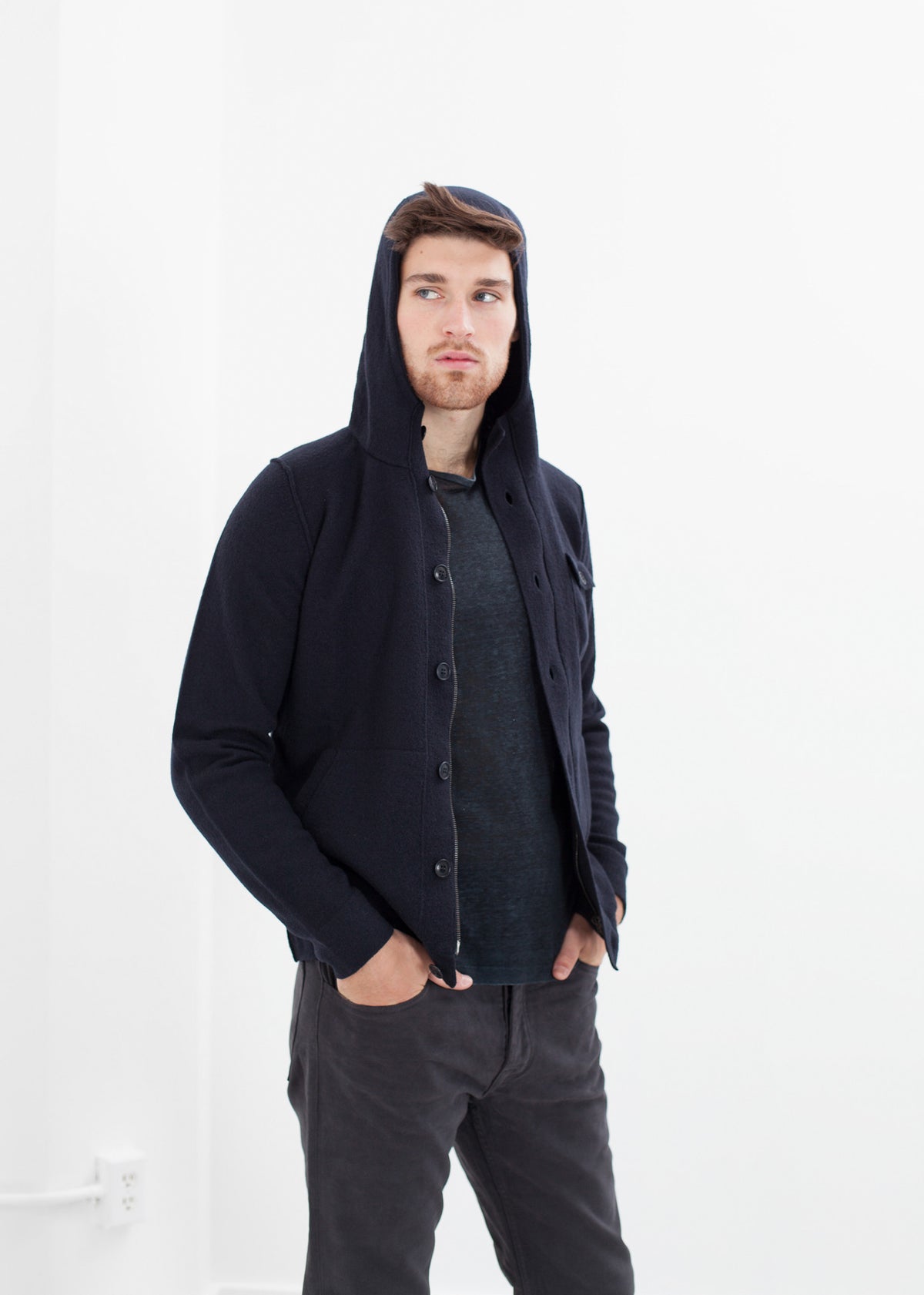 Veste Hubbard en bleu marine