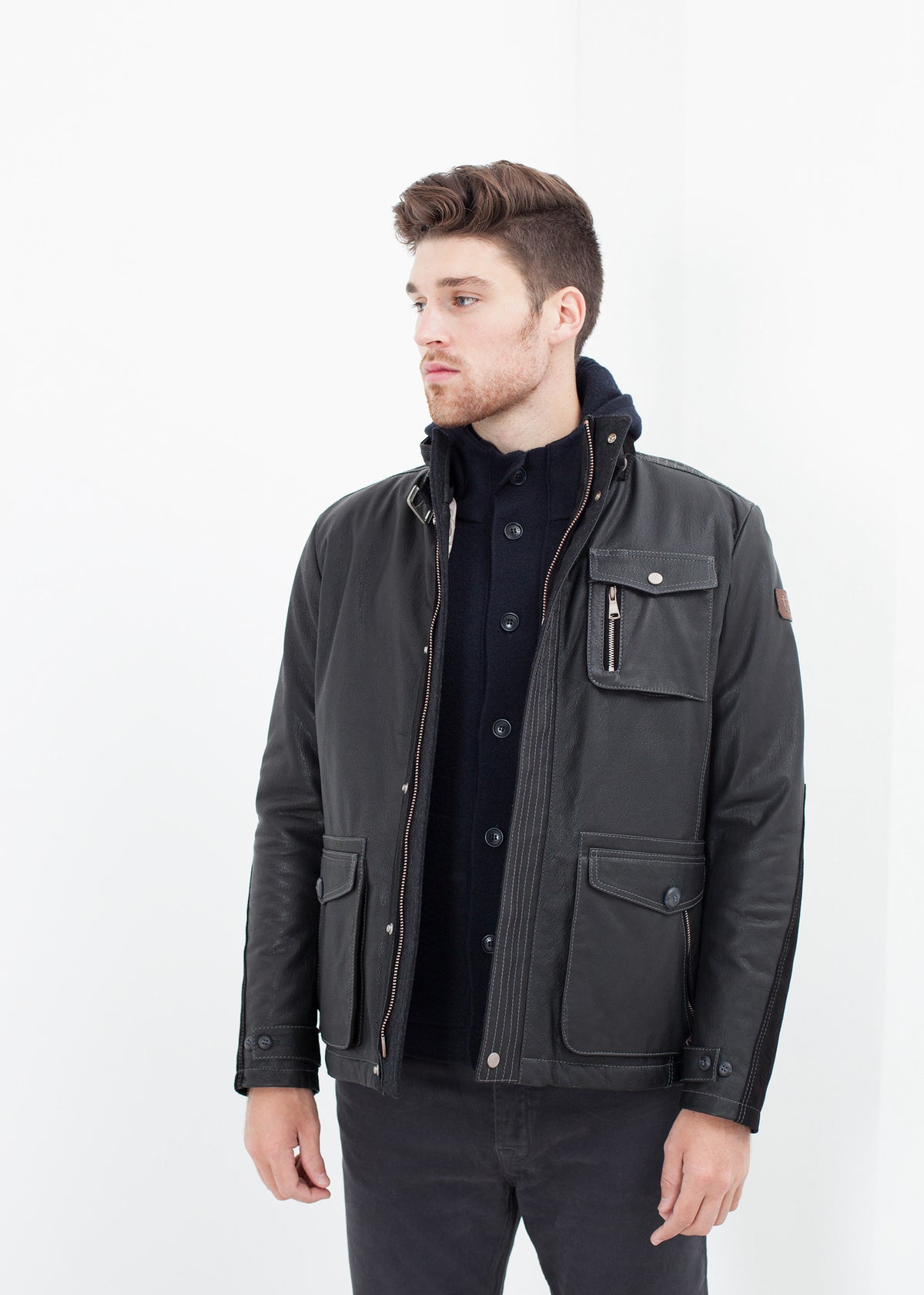 Veste Hubbard en bleu marine