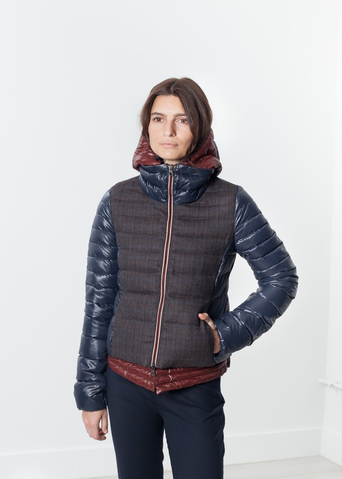 Manteau Cinosura en bleu marine