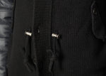 Parka à capuche en noir