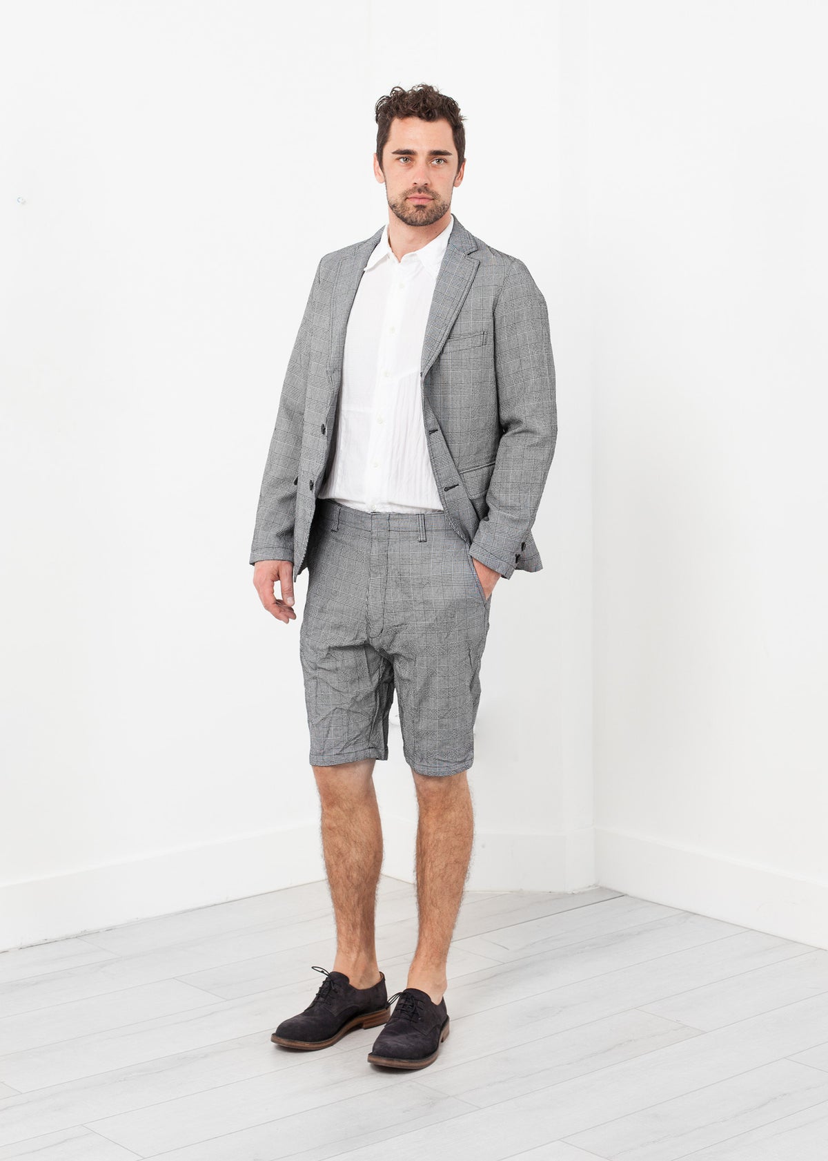 Blazer à carreaux