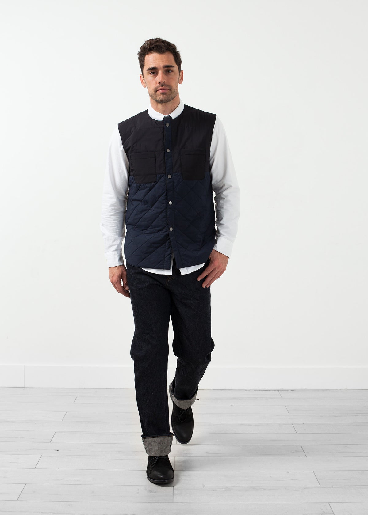 Gilet matelassé réversible