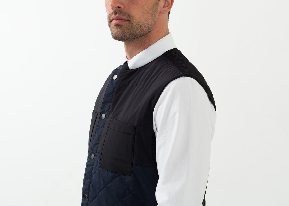 Gilet matelassé réversible