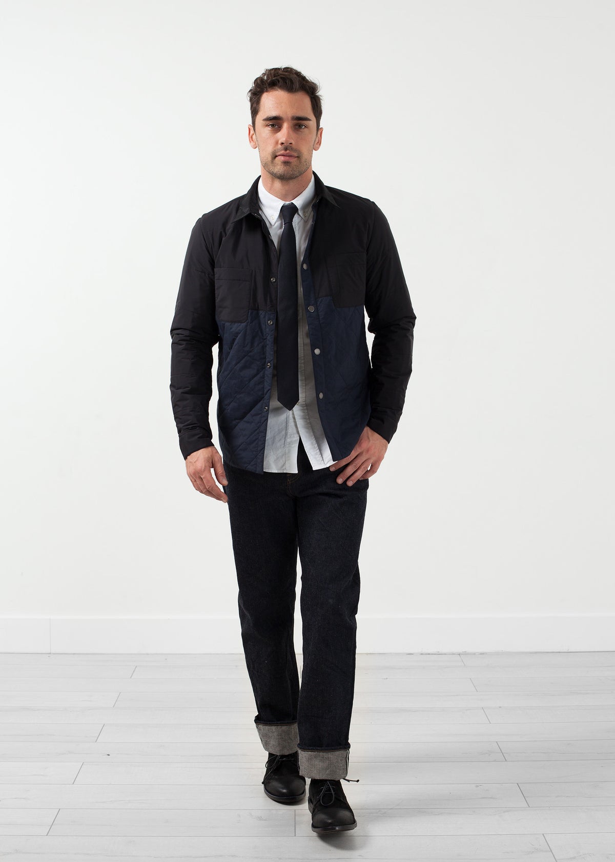 Manteau matelassé réversible