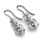 Boucles d'oreilles en cristal pour femmes