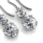 Boucles d'oreilles en cristal pour femmes