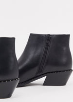 Western chelsea boots in de kleur zwart