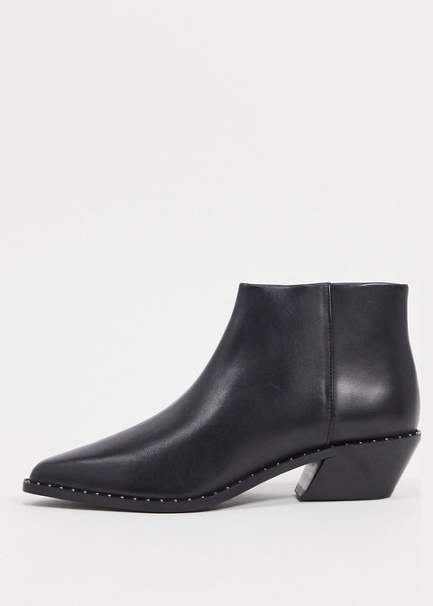 Western chelsea boots in black